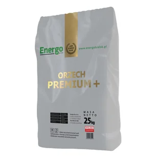 ENERGO Węgiel orzech PREMIUM+ 25-27 MJ/kg z akcyzą 25kg - Materiały opałowe - miniaturka - grafika 1