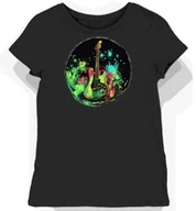 Koszulki i topy damskie - Koszulka damska czarna z grafiką zespołu Red Hot Chili Peppers S - miniaturka - grafika 1