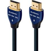 Kable komputerowe i do monitorów - Kabel AUDIOQUEST HDMI 2.0 BlueBerry, 5 m (qblueberryhdmi0050) Czarny/Niebieski - miniaturka - grafika 1