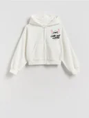 Bluzy dla dziewczynek - Reserved - Bluza Lilo i Stitch - beżowy - miniaturka - grafika 1