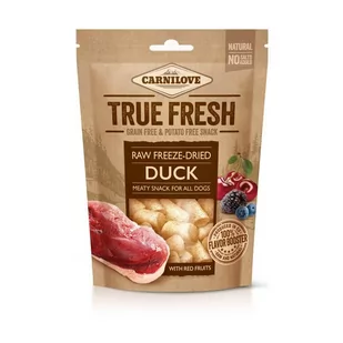Carnilove Carnilove Dog Snack True Fresh RAW Freeze-Dried Duck & Red Fruits 40g - Przysmaki dla psów - miniaturka - grafika 1