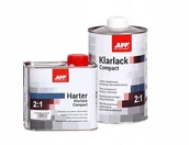 Chemia warsztatowa - Lakier bezbarwny samochodowy App Klarlack Compact 2:1 1L utwardzacz norm. - miniaturka - grafika 1