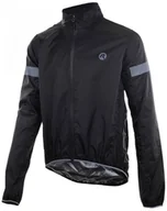 Kurtki rowerowe - Kurtka przeciwdeszczowa na rower Rogelli PROTECT z podklejanymi szwami - Czarny - XXL - miniaturka - grafika 1