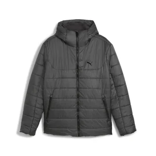 Męska kurtka wyściełana Essentials z kapturem PUMA Dusky Gray - Odzież trekkingowa damska - miniaturka - grafika 1