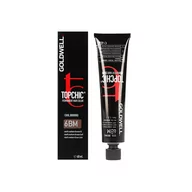 Farby do włosów i szampony koloryzujące - Goldwell Topchic, farba do włosów 6BM Matt Couture Brown Light, 60 ml - miniaturka - grafika 1