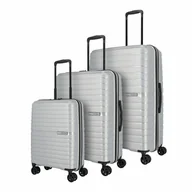 Walizki - Travelite Trient 4 kółka Zestaw walizek 3-części silber - miniaturka - grafika 1
