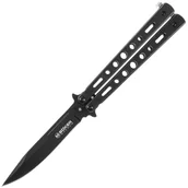 Noże - Nóż składany motylek Boker Magnum Balisong All Black - miniaturka - grafika 1