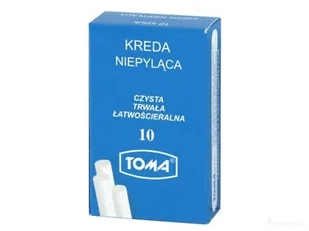 Toma Kreda biała niepyląca 10 szt. w opak. VT6031 - Przybory szkolne - miniaturka - grafika 1