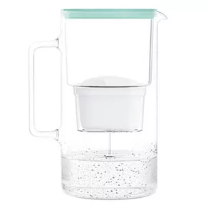 Szklany dzbanek filtrujący do wody Wessper FutureFlow Aquamax + 1x Filtr wody 3,3 L Miętowy - Dzbanki filtrujące - miniaturka - grafika 1
