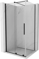Kabiny prysznicowe - Mexen Velar kabina prysznicowa rozsuwana 90x80 cm, transparent, czarna - 871-090-080-01-70 - miniaturka - grafika 1
