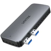 Obudowy i kieszenie na dyski twarde - UNITEK OBUDOWA DYSK M.2 PCIe/NVMe USB 3.2 GEN 2 10Gb PS5 - miniaturka - grafika 1