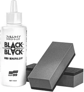 Soft99 Black Black  powłoka do opon, efekt odżywienia 110ml - Kosmetyki samochodowe - miniaturka - grafika 1