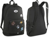 Plecaki szkolne i tornistry - PLECAK SZKOLNY NA WYCIECZKĘ PUMA DUŻY CZARNY BLACK HOLOGRAM - miniaturka - grafika 1