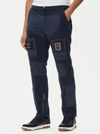 Spodnie męskie - Aeronautica Militare Spodnie materiałowe 252PA1664UCT04241 Granatowy Regular Fit - miniaturka - grafika 1