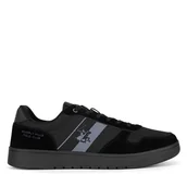 Sneakersy męskie - Sneakersy Beverly Hills Polo Club M-VS31981-01 Czarny - miniaturka - grafika 1