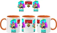 Kubki - Buzz Kubek Ceramiczny Prezent Tasse Mug Mug Brawl Stars Battle Arena Buzz, Pomarańczowy 330 ml - miniaturka - grafika 1