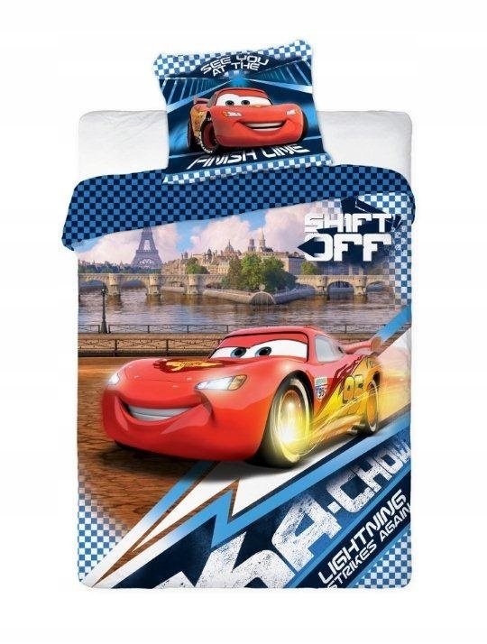 pościel dziecięca 160x200 Cars McQueen Auta Złomek