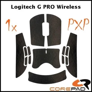 Grip Corepad PXP Logitech G PRO Wireless czarny - Podkładki pod mysz - miniaturka - grafika 1