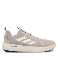 Buty trekkingowe męskie - Trekkingi adidas Terrex Boat Climacool JI3501 Beżowy - miniaturka - grafika 1