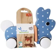 Zabawki sensoryczne - Trefl Trefl Zabawka drewniana Króliczek Wędrowniczek - miniaturka - grafika 1