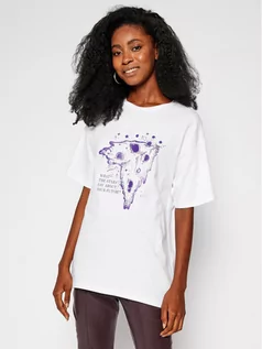 Koszulki i topy damskie - Local Heroes T-Shirt What Stars Say AW2021T0003 Biały Oversize - grafika 1