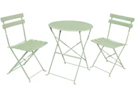Meble ogrodowe - Zielony zestaw ogrodowy na balkon E4-B13 - miniaturka - grafika 1