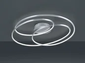 Lampy sufitowe - Trio GALE Nikiel mat LED 50W 3000K ściemnialna lampa sufitowa 673918007 - miniaturka - grafika 1