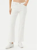 Spodnie damskie - Wrangler Jeansy 112362665 Biały Bootcut Fit - miniaturka - grafika 1