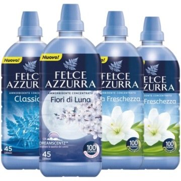 Felce Azzurra Perfumowany Włoski Płyn do Płukania Zestaw MIX 4x900ml