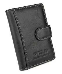 Etui Na Karty Dokumenty WILD Wizytownik Pionowy Skóra Naturalna WI5515 11 x 8 x 1,5 [cm] - Etui na dokumenty i karty - miniaturka - grafika 1