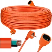 Kable - PRZEDŁUŻACZ 50m OGRODOWY BUDOWLANY GRUBY MOCNY 50m KABEL MIEDŹIANY 3x 2.5 - miniaturka - grafika 1