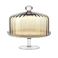 Tace i patery - Patera z kloszem BALLERINA Bronzyt 31,5 cm - miniaturka - grafika 1