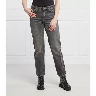 Spodnie damskie - Karl Lagerfeld Jeansy | Straight fit - grafika 1