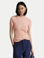 Swetry damskie - Polo Ralph Lauren Sweter 211895379017 Pomarańczowy Slim Fit - miniaturka - grafika 1