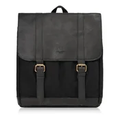 Plecaki - Plecak męski czarny PAOLO PERUZZI T-29-BL - miniaturka - grafika 1