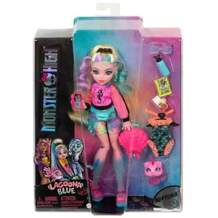 Monster High Lagoona Blue Lalka podstawowa, HHK55 - Klocki - miniaturka - grafika 1