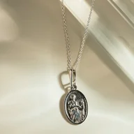 Naszyjniki - Naszyjnik ERATO srebrny - miniaturka - grafika 1