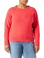 Swetry damskie - Street One Sweter damski, Coral Neon Pink, 38 PL - miniaturka - grafika 1