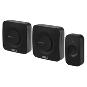 Dzwonki i gongi - Emos Dzwonek bezprzewodowy bateryjny 2 odbiorniki P5730 - miniaturka - grafika 1