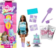 Lalki dla dziewczynek - Mattel Lalka Barbie Party Reveal Barbie turkusowa - miniaturka - grafika 1