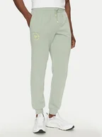 Spodnie sportowe męskie - Jack&Jones Spodnie dresowe Gordon 12268442 Zielony Regular Fit - miniaturka - grafika 1