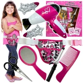 Zabawy w naśladowanie dorosłych - Zestaw Fryzjerski z Suszarką i Akcesoriami Z859 - miniaturka - grafika 1