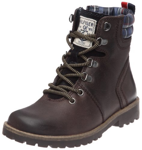 Tommy Hilfiger Emil 1a klasyczne kozaki chłopięce, brązowy - Marron Coffee Bean - 1 (33 EU)