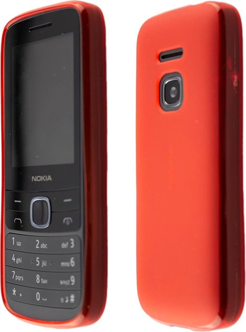etui ochronne caseroxx TPU kompatybilne z Nokia 225 4G (2020), gumowe etui na telefon komórkowy czerwone