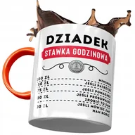 Kubki - Kubek Pomarańczowy Dziadka Dzień Dziadka Prezent z Nadrukiem ze Zdjęciem + Opakowanie na prezent (wzór 03) - miniaturka - grafika 1