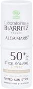 Balsamy i kremy do opalania - Laboratoires de Biarritz Alga Maris Krem ochronny w sztyfcie SPF 50 9 ml - miniaturka - grafika 1