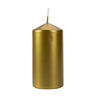 Świece - Bispol Świeca walec SW60/120-213, ZŁOTY METALIK, 1 szt 5906927350097 - miniaturka - grafika 1