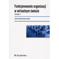 Powieści - CeDeWu Funkcjonowanie organizacji w wirtualnym świecie Wojciechowska-Filipek Sylwia - miniaturka - grafika 1