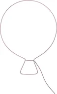 Wyposażenie pokoiku dziecięcego - Dekoracja ścienna metalowa Bloomingville Mini balon - miniaturka - grafika 1