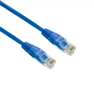 Patchcordy - 4World Kabel krosowy RJ45 (osłonka zalewana, Cat. 5e UTP, 5m, niebieski, retail) (04720) - miniaturka - grafika 1